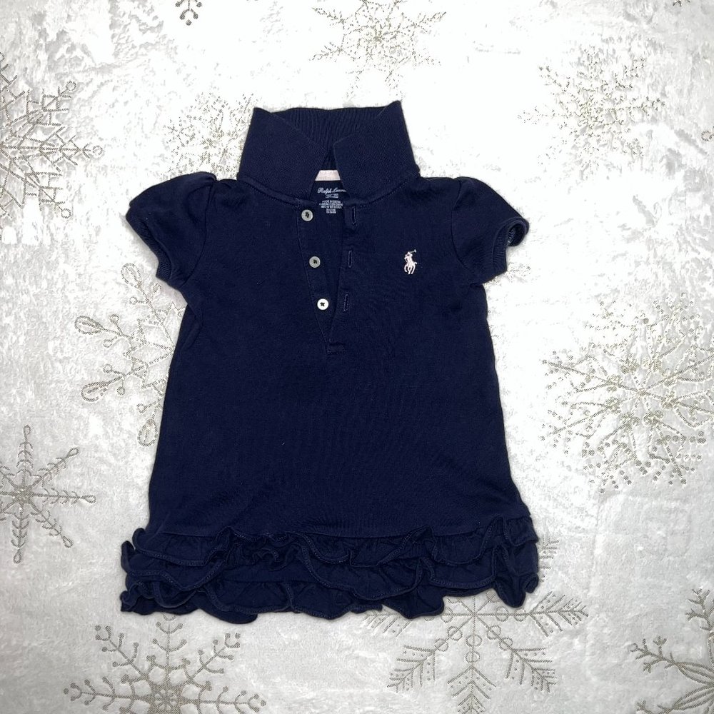 Polo Baby Girl Dress Ruffled